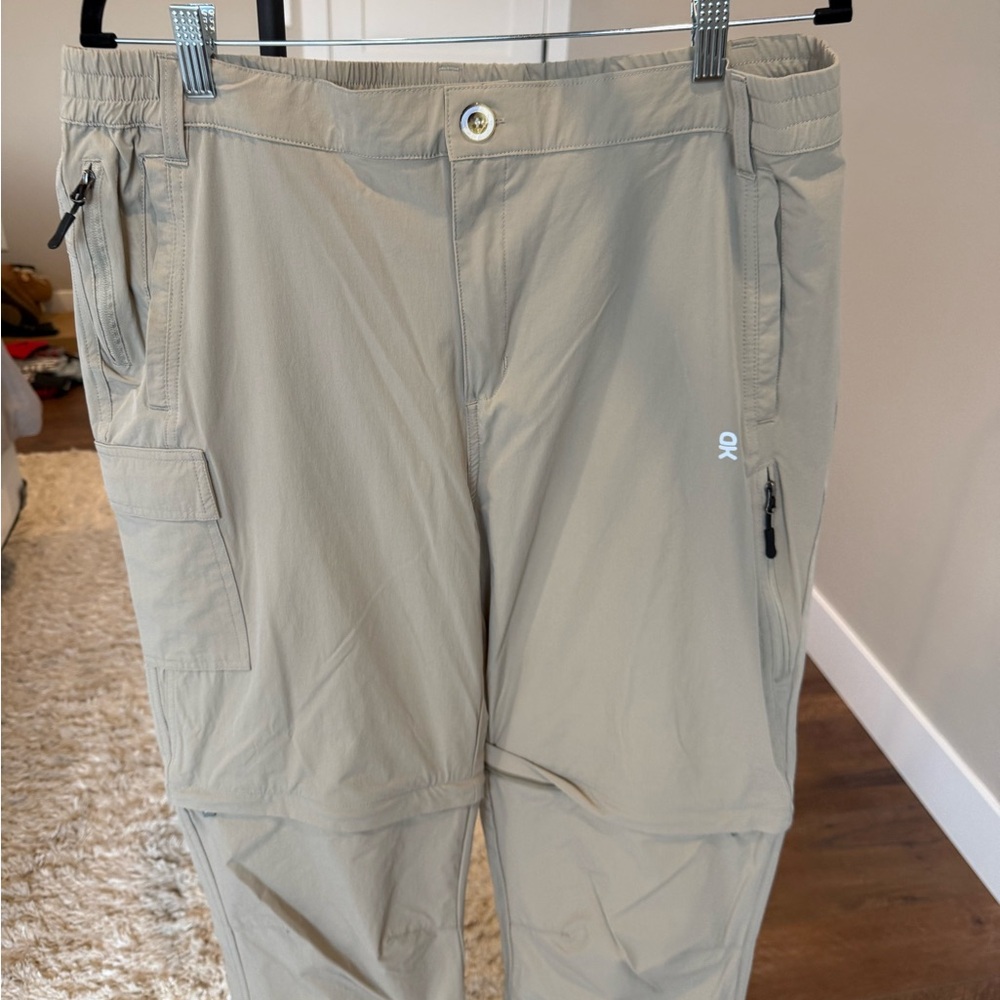 Little Donkey Andy - Women's Beige Convertible Hiking Pants/Shorts Size XXL